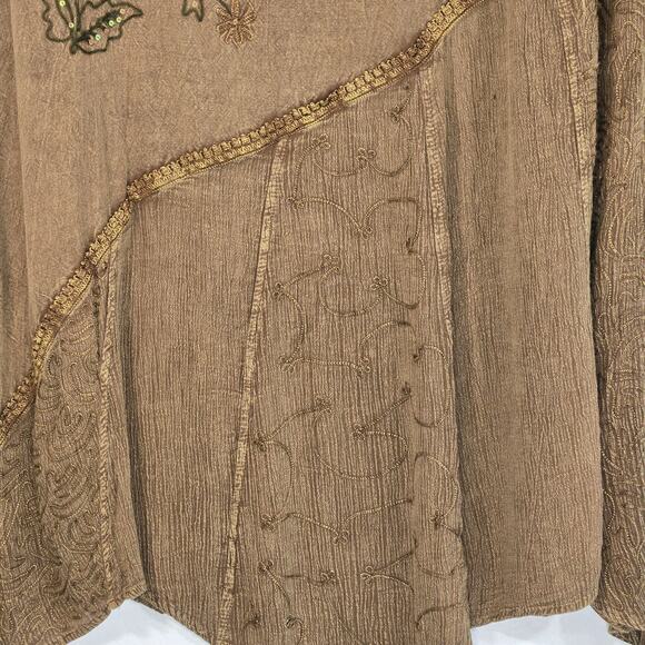 Anna Maxwell Sleeveless Dress With A Handkerchief Hem. Size 1X. - Picture 10 of 10